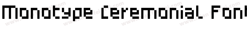 Monotype Ceremonial Font字体转换